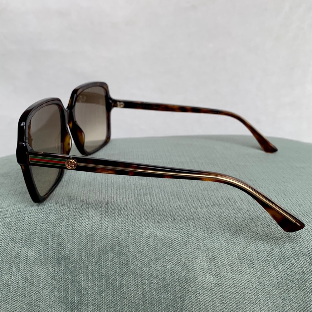 Gucci Sunglasses GG0375S 002 Havana Brown Gradient